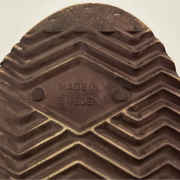 Ann Louise Roswald Red Felt Black Embroidered Wood Clogs Size EU 38 - Picture 5 of 9